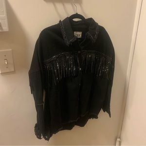 Zara Jean Sparkle Fringe Jacket